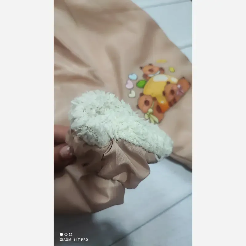 سوییشرت شلوار داخل خز ببعی طرح تدی دخترانه و پسرانه - تصویر 6